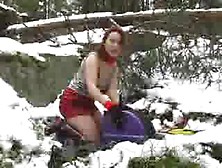 Krista Machine In Winter Woods