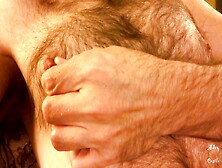 Hairy Stud Plays With Chest & Nipples