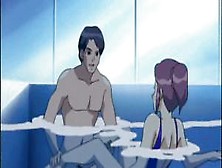 Anime Seductress Takes Cock Instead Of A Swim