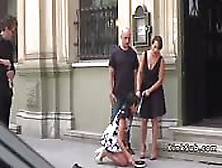 Hungarian First Time Naked In Public