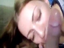 Blonde College Girl Sucks Hairy Cock To Pay The Rent