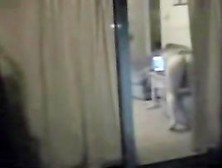 Window Spy Cam Shoots Girl Masturbating Before Comp