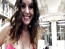 Library Fun With Naughty Girl - Webcam Video