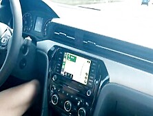 Point Of View Milf Toes Tease And Hand Job While Driving