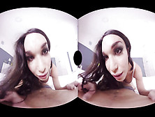 Virtual Reality With Busty Shemale Tranny