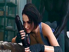 Bbc Rips Jill Valentines Pussy In Resident Evil Porn