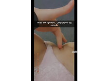 Sexting My Best Friends Stepdad On Snapchat Until I Cum - Joyliii