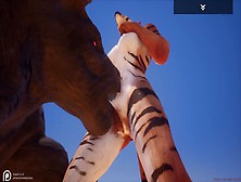 Nasty Life / Tiger Lady Wants Massive Minotaur Prick