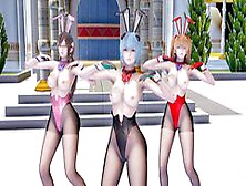 [Mmd] Somi - Birthday Naked Dance Evangelion Rei Ayanami Asuka Langley Sōryū Mari Illustrious Makina