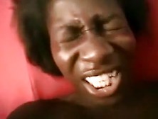 Dirty Ebony Girl Likes Getting Fucked In The Ass
