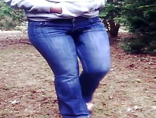 Pissing In Jeans While Walking