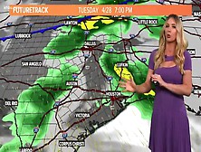 Busty Blonde Houston Weather Girl / Tanned Big Titty Milf (4/27/20)