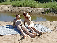 Exotic Homemade Clip With Nudism,  Beach Scenes