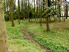 Outdoor Swinger - Old Naked Man Inside Forest Fucks Slender