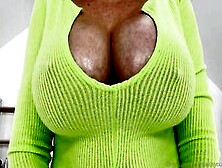 Solo Gill Ellis Young Aka Lady Sonia Shows Huge Jugs Close-Up
