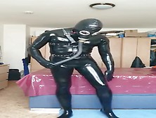 Latex Outfit With Harness