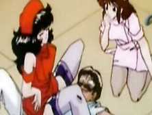 Lesbian Anime Nurses Strapon Fucking