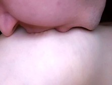I Suck My Gf's Nipples Slobberingly.  She Moans Loudly In Pleasure