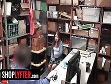 Shoplyfter - Gorgeous Petite Goddess Brooke Bliss Bends Over The
