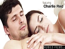 Hottie Dark Haired Charlie Red Orgasms Several Times During Slow And