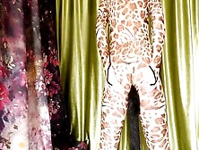 [Eronekokun] - Fine Fiance In Leopard Body Suit Touching And Spanking Self