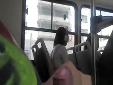 Dude Plays With Dick In Bus
