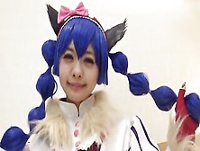 【Hentai Cosplay】Sex With A Adorable Blue Haired Cosplayer.  Soaking Dripping With A Lot Of Squirting.  - Intro