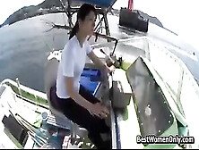 Fisherman Shows Chopper Fucks Japanese Girl In Boat Trip