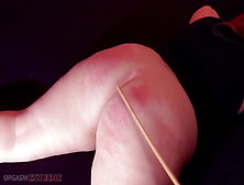 Redhead Curvy Teen Gets Herr Ass Caned