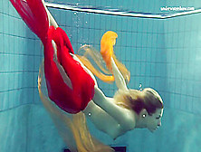 Blonde Super Tight Teen Nastya Underwater