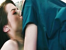 Slender Nurse Tries Lesbo Sex With Roommate