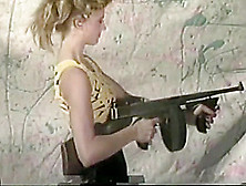Girls Shooting Machineguns 2