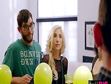 Lucky Brothers First Threeway With Slutty Step Sisters S4:e8 (Jericha Jem,  Piper Perri)
