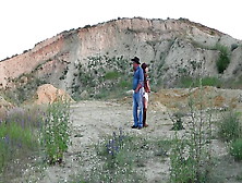 Cowboy Sex On The Hill Background