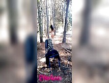Mommy Exercises Naked In Forest