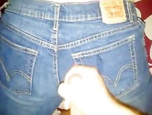 Cumming On Wifes Ass In Jeans