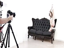 I'm Filming A Nude Flexible Hottie Ballerina