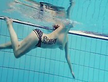 Katrin Privsem Enjoys The Pool For Herself