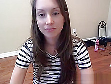 Webcam Girl Poledances,  Strips,  Shakes Her Ass With Closeups