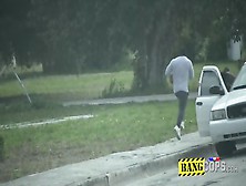 Persecution With Two Horny Milf Cops Ends On Fucking A Black Guy
