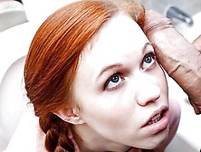 Petite Redhead Teen Gets Stuck In Toilet & Fucked By Friend’S Dad
