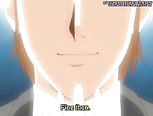 Anime Teacher With Milky Boobs Getting Facial