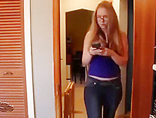 Giantess Calli Butt Crushes Tiny Man In Jeans