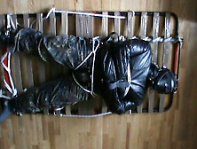 Restrained In The Straitjacket For Tickling