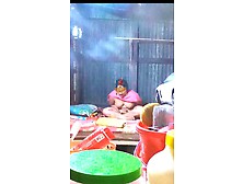 Desi Village Aunty Showing Her Big Boobs And Body.