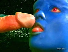 Space Aliens Suck On His Cock