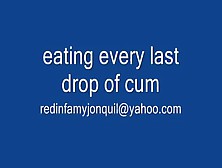 Eating Drop Cum