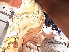 Bimbo In Fitting Room Gets On The Upskirt Hot Movie