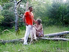 Mature Sally Eats My Cum In A Forest