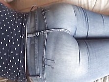 Concealed Cams - Spying On 58 Year Older Hispanic Milf's Gigantic Butt With Jean On And Jean Down